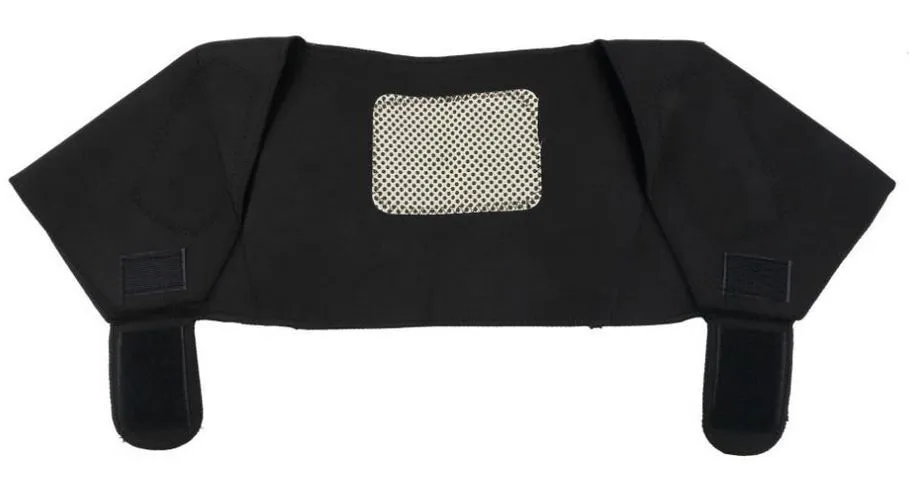 Tourmaline Heat Back Shoulder Posture Brace Support for Pain Relief XL