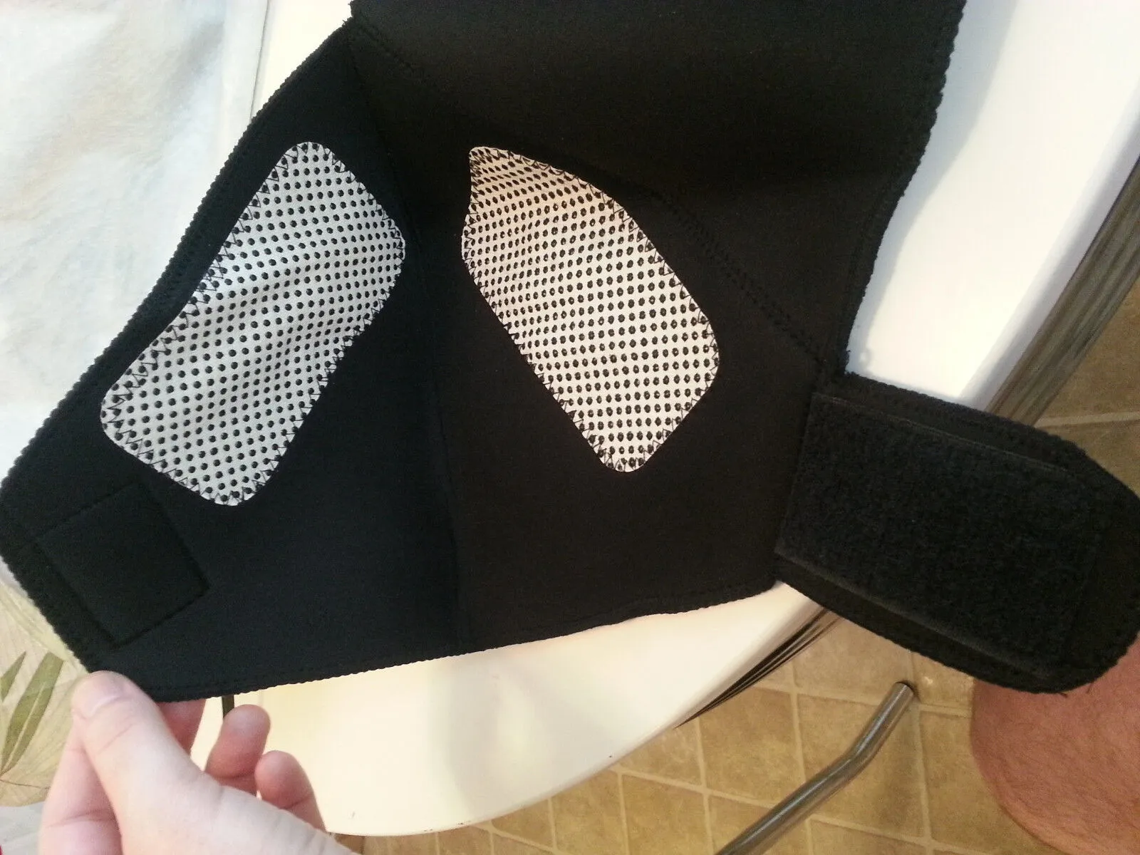 Tourmaline Heat Back Shoulder Posture Brace Support for Pain Relief XL