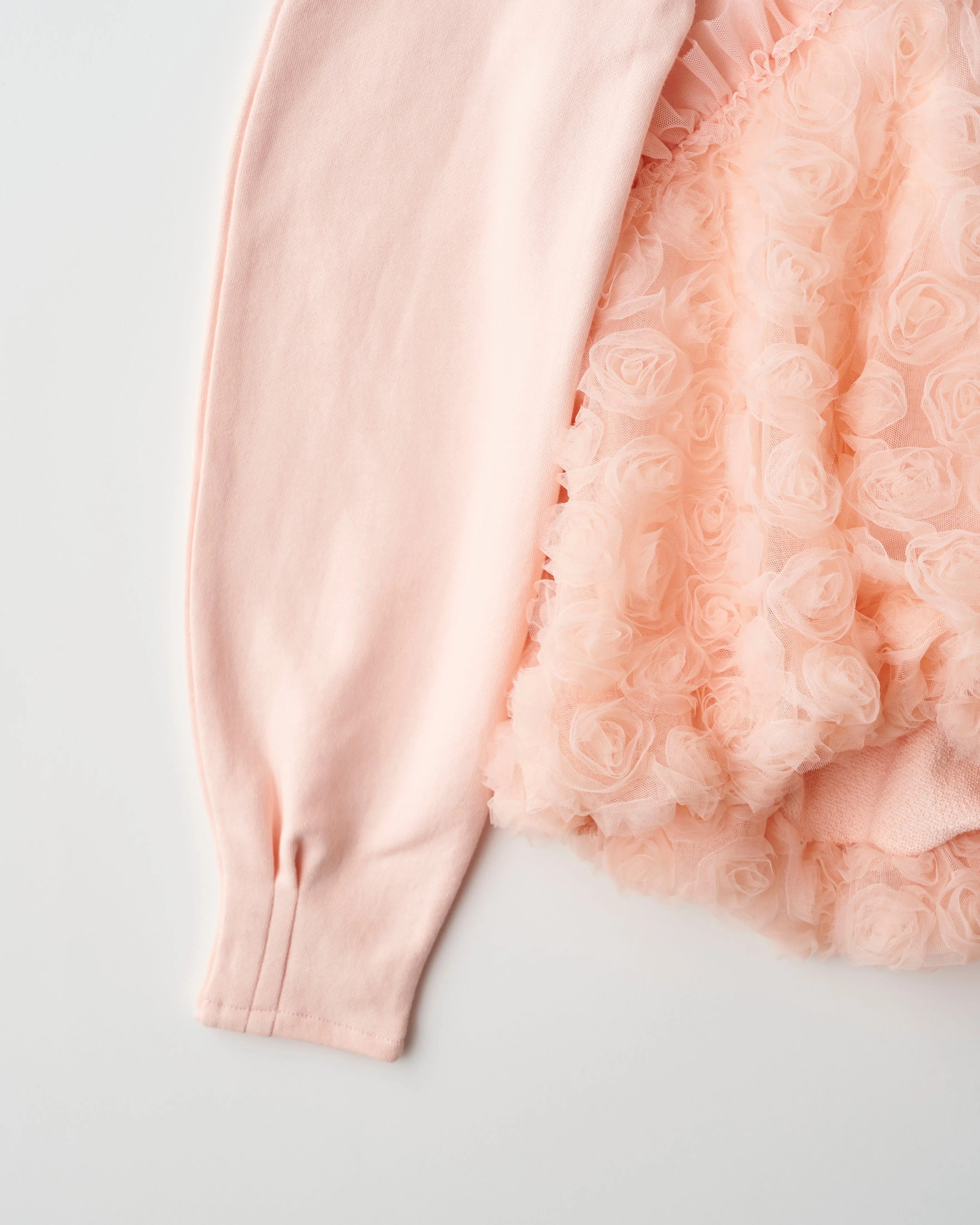 tulle docking hoodie（pink）