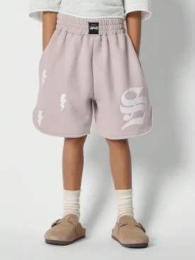 Tween Girls Boxer Fir Essential Short With Front And Back Graphic Print