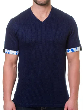V-Neck Paver Navy
