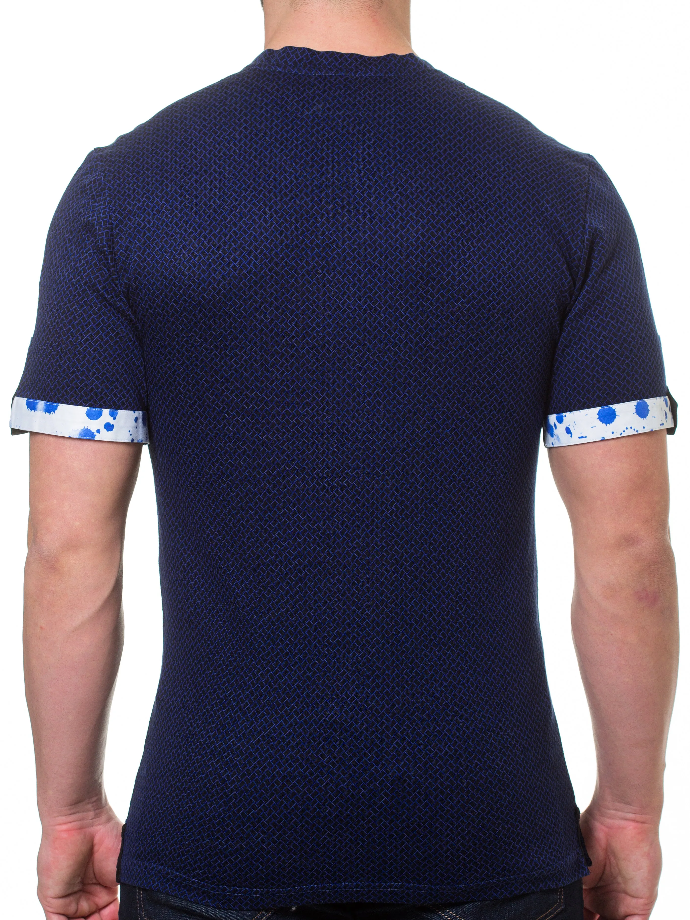 V-Neck Paver Navy