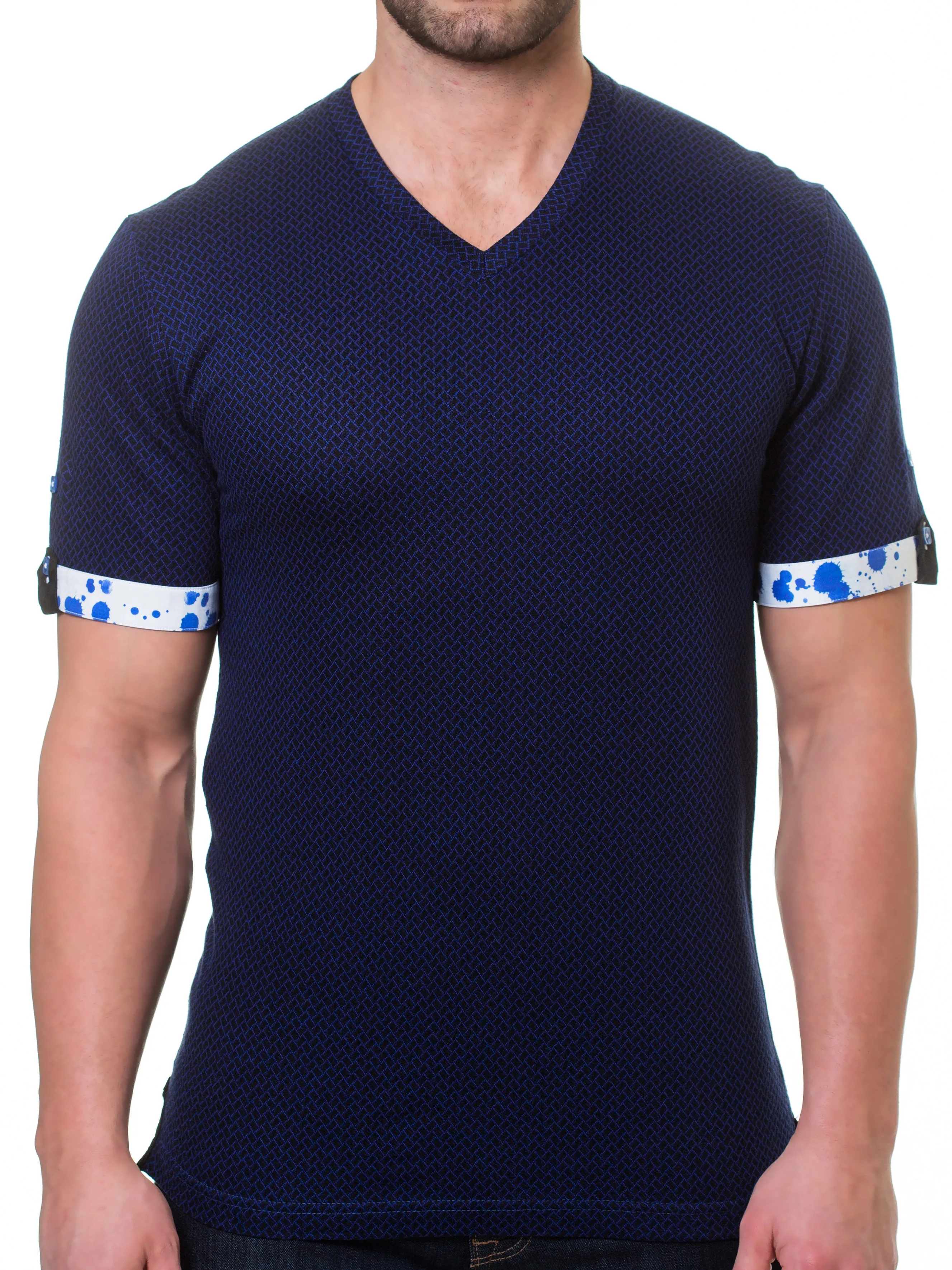 V-Neck Paver Navy