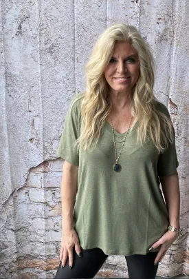 V Neck T